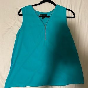 Blue Women’s INC Zip Up Blouse